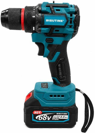 Cordless 4-in-1 Power Tool Kit Angle Grinder, Drill Driver, Impact Driver & Hammer 68V with 2 Batteries and Case