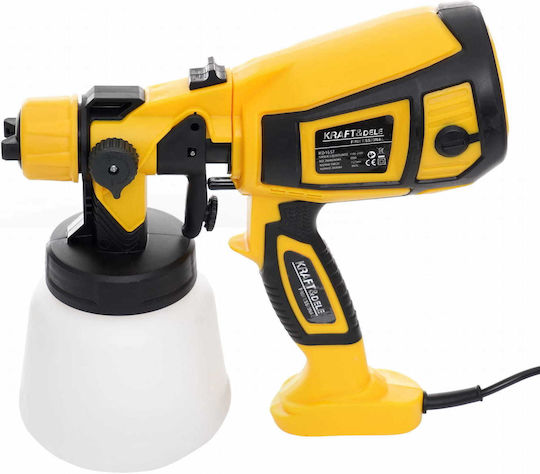Kraft & Dele KD1657 Elektrische Farbspritzpistole 650W mit Behälterkapazität 0,8 Liter