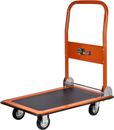 Kraft & Dele Transport-Wagen Folding for Load Weight up to 150kg in Gelb Color