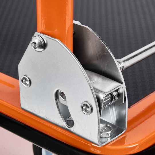 Kraft & Dele Transport-Wagen Folding for Load Weight up to 150kg in Gelb Color