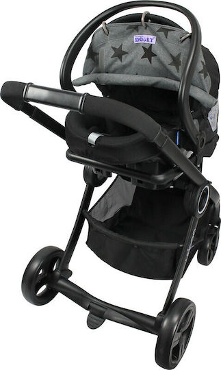 Dooky Sonnenschirm Kinderwagen Grau