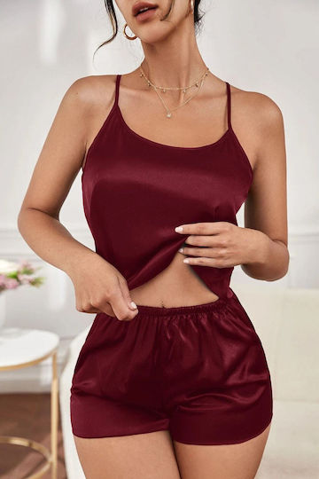 Enpapa Women's Nightgown Set Asymmetric Back Shorts Bohemian Style