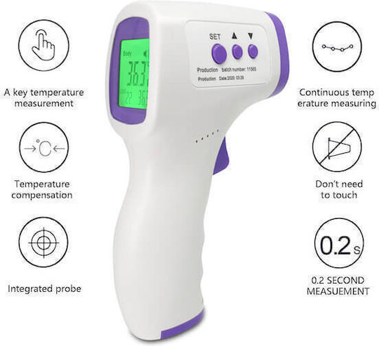 Ssa Electronic Hg01 Infrared Forehead Thermometer