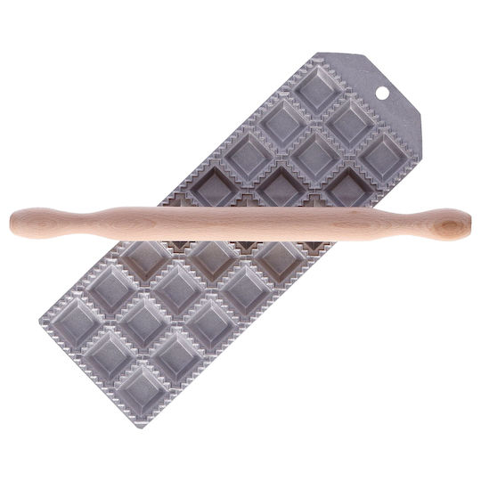 Zokura Holz Nudelholz Küchen Set mit Backform Φ3.2cm