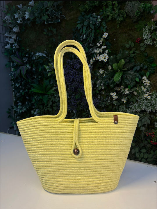 Wicker Beach Bag Multicolour