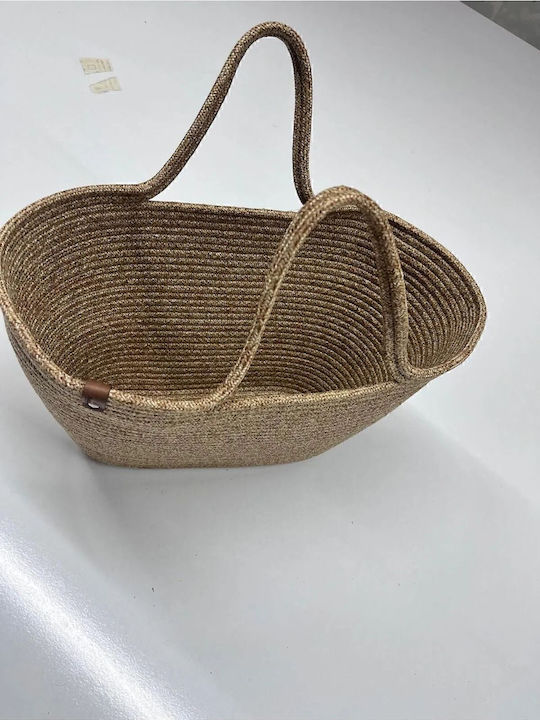 Wicker Multicolour Beach Bag