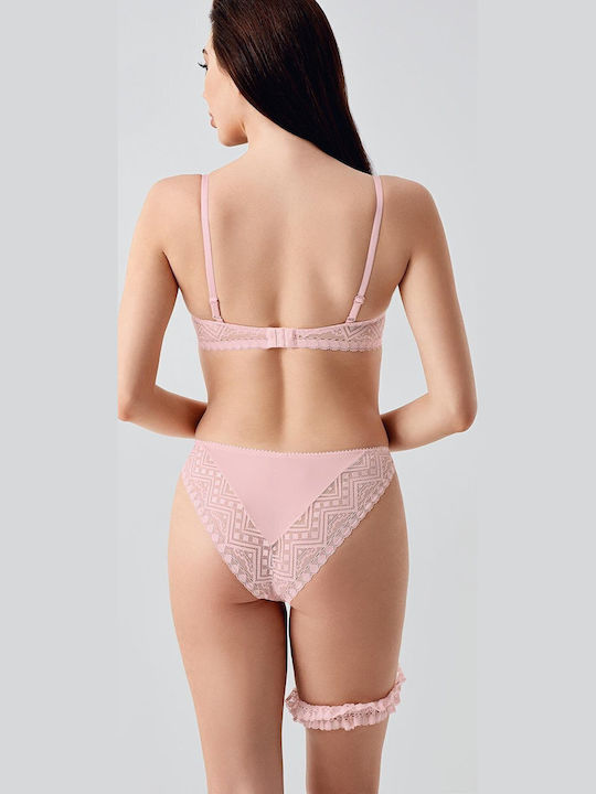 Set Lenjerie Intimă Cu Dantelă Sutien Cu Slip