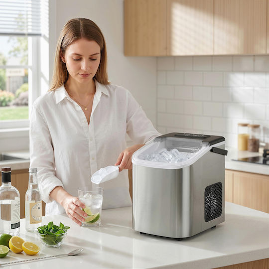 HomCom Ice Machine With Daily Production 12kg