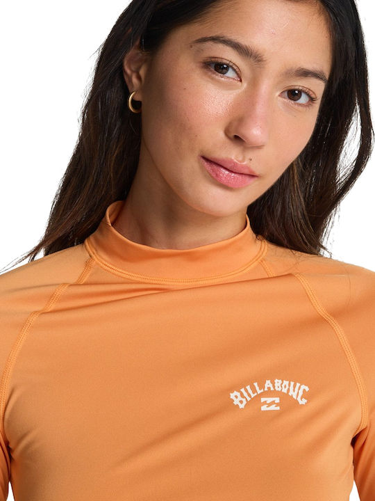 Billabong Surf UPF 50 Women's Long Sleeve Sun Protection Shirt Orange