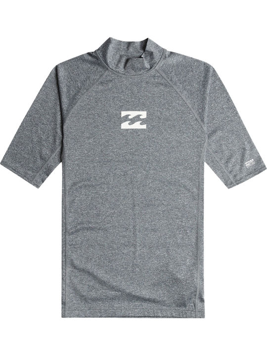 Billabong Waves Men's Short Sleeve Sun Protection Shirt Grey