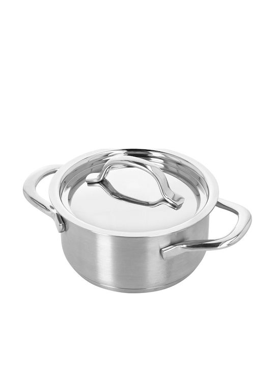 Demeyere Resto 3 Κατσαρολάκι Γάλακτος 0.6lt / 12cm