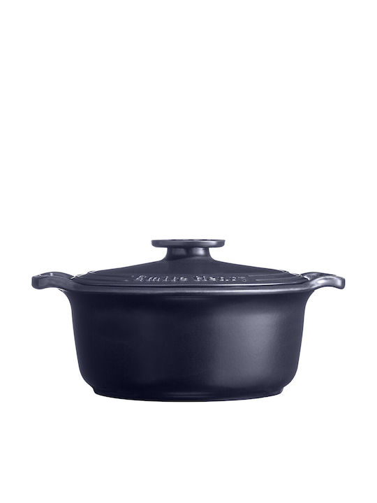 Emile Henry Sublime Shallow Cast Iron Pot 4lt