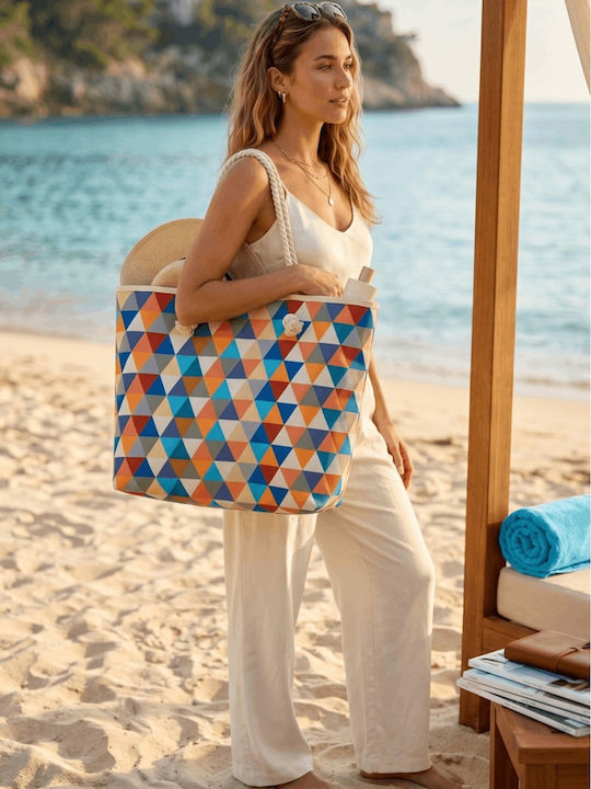 Stoff Strandtasche Mehrfarbige