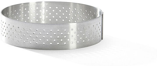 De Buyer Rostfreier Stahl Mini Tarte Backform Mit Loch 7,5 Cm