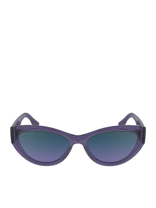 Lacoste Sunglasses Purple with Frame Lacoste Sunglasses Purple with Frame