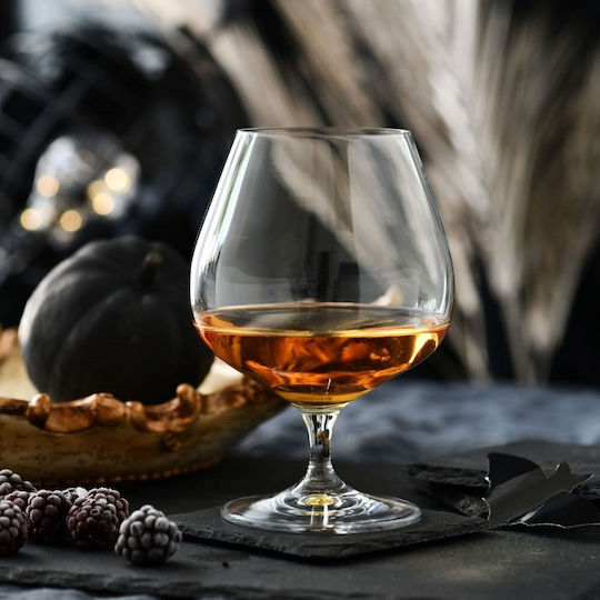 Krosno Harmony Set Brillen Cognac / Brandy Kelch Kristall 550ml 6 Stück