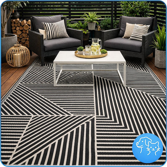 Strado Außenbereich Rechteckiger Outdoor-Teppich 140x200cm