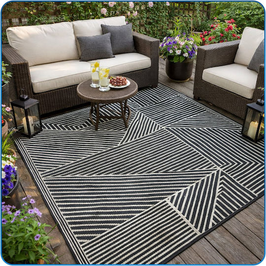 Strado Außenbereich Rechteckiger Outdoor-Teppich 140x200cm