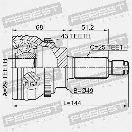 Suzuki Ignis Rg413 Rg415 Rm413 Rm415 Εξωτερικός Σύνδεσμος 2000-2008 44101-86g62