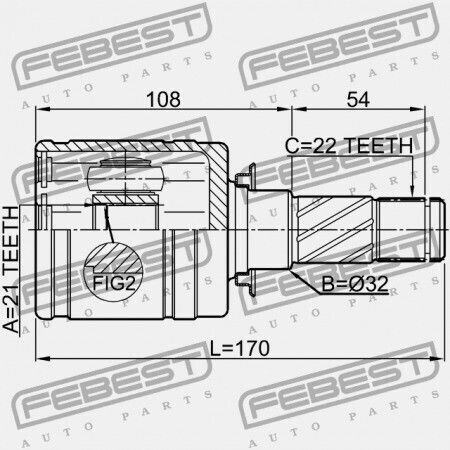 Subaru Impreza G11 Вътрешна Връзка 2000.02-2007.04 Jp 28492-fe021