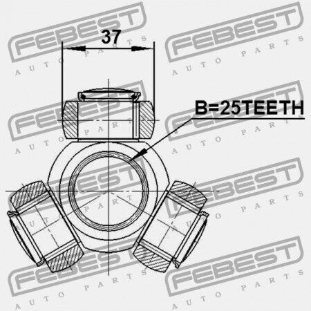 Febest Frontsystem Opel Vivaro 2001-2014 4411916