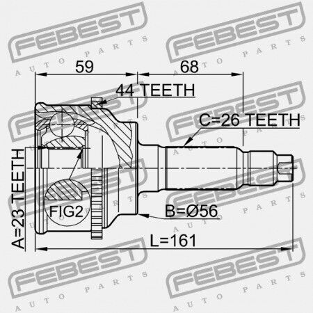 Mazda Bongo Friendee Sg 1995-2001 Jp Εξωτερικός Σύνδεσμος Md04-25-500a
