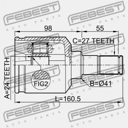 Αριστερή Εσωτερική Άρθρωση Kia Sportage 04 -sep.2006 2004-2006 Gen 49592-1f200