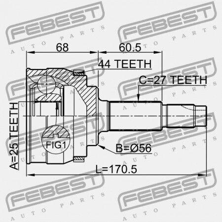Εξωτερικός Σύνδεσμος Nissan Primera P11e 1996.06-2002.01 El 39211-5j000