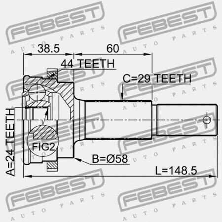 Заден Външен Връзка NIssa X-Trail T30 2004.03-2006.12 Ca 39211-8h510