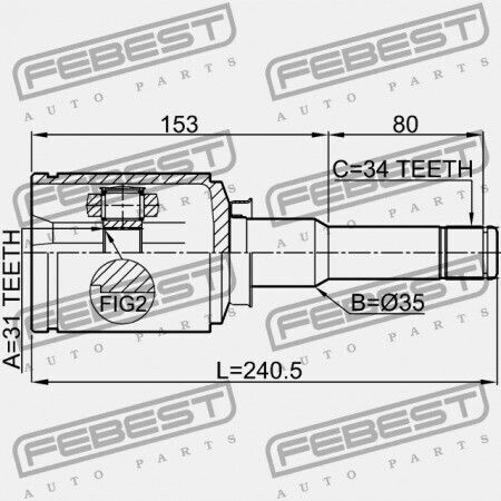 Articulație Interioară Stângă Chevrolet Cruze 2010 Eu 13318014