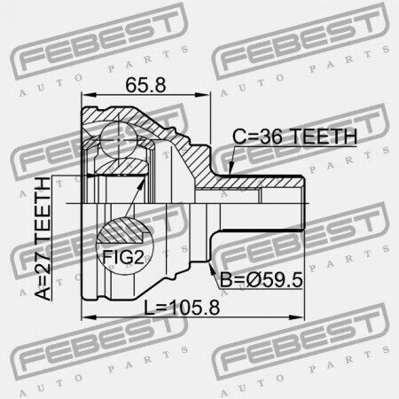 Audi A3 S3 Sportb. Lim. Qu 2004-2013 Εξωτερικός Σύνδεσμος Rdw 1k0498099b