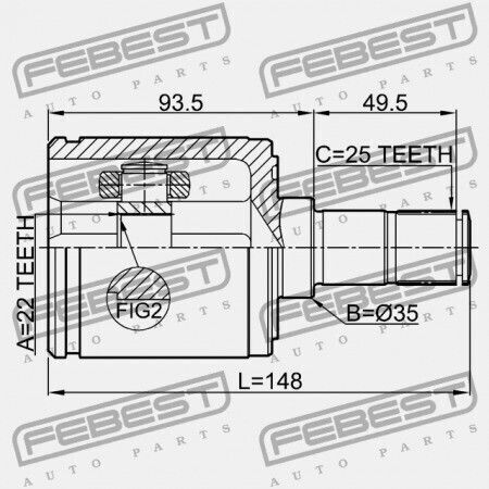 Δεξιός Εσωτερικός Σύνδεσμος Honda Civic Es1 2001-2005 Eu 44305-s5d-a11
