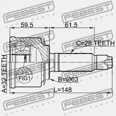 Външен Връзка Honda Accord Cl9 2003-2008 Eu 44014-s9a-020