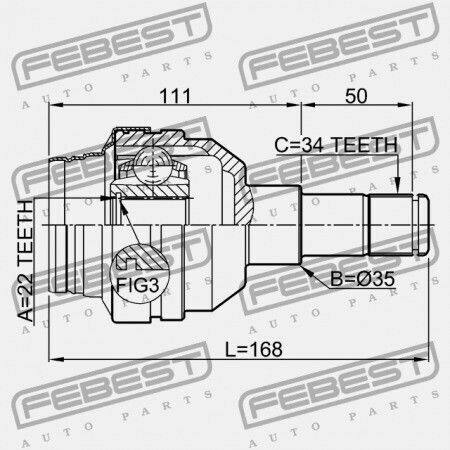 Εσωτερικός Σύνδεσμος Chevrolet Aveo Sedan 2004-2006 Mex 93743419