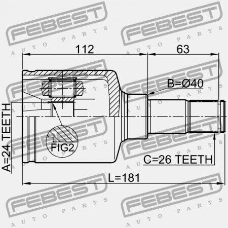 Ляв Вътрешен Връзка Ford Transit Connect Tc7 2002-2013 Eu 4511915
