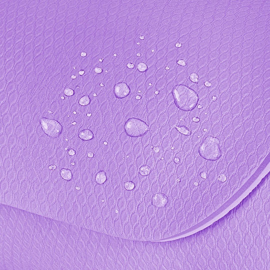 Rebel Active Yoga Exercise Mat Purple (183x61cm)