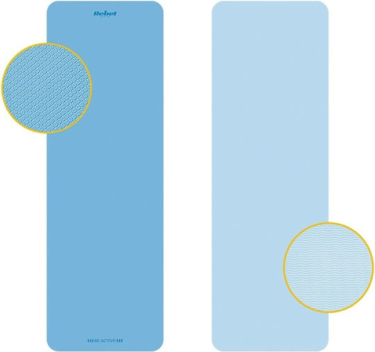 Rebel Active Yoga Exercise Mat Blue (183x61cm)