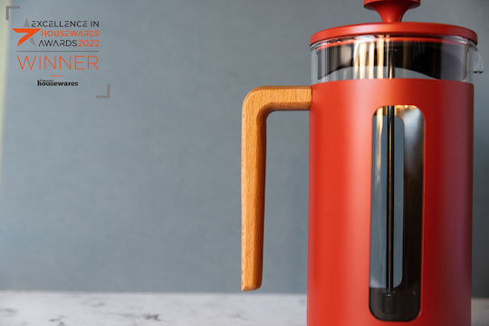 Manual Filter Coffee Maker Made of Borosilicate Glass 1l Pisa Red La Cafetiere
