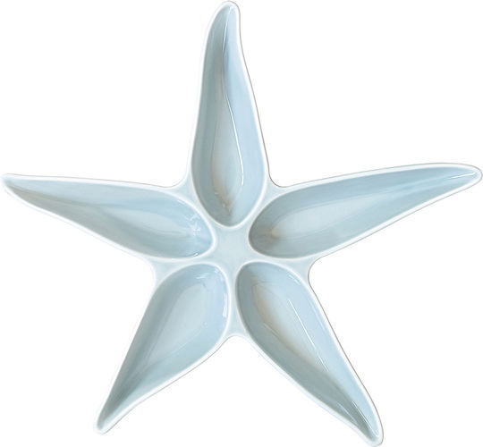 Easy-Life Coquillages Azur Ορντεβιέρα από Πορσελάνη Ø37xY33cm