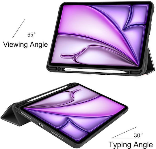Sonique Flip Cover Μαύρη (iPad Pro 2024 13)