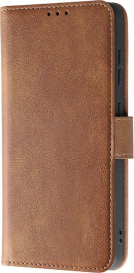 Rosso Element Pu Brieftasche Synthetisches Leder Braune (OnePlus Nord 6)