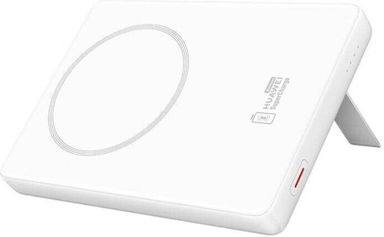 Huawei Baterie Externă MagSafe 5000mAh Cu Port De Ieșire USB-C Albă