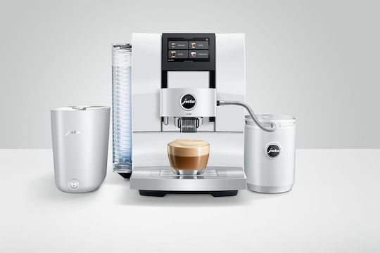 Jura Automatic Espresso Machine 1450W 15bar Pressure for Cappuccino with Grinding Mill White 2128124