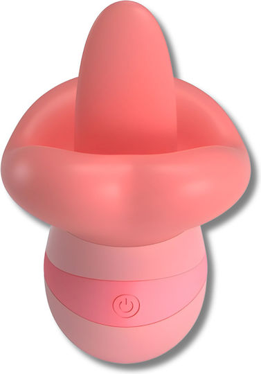 Vibrator Lingual 10 Moduri de Vibrație Lins Stimulare Clitoris Sân Silicon Medical Rezistent la Apă