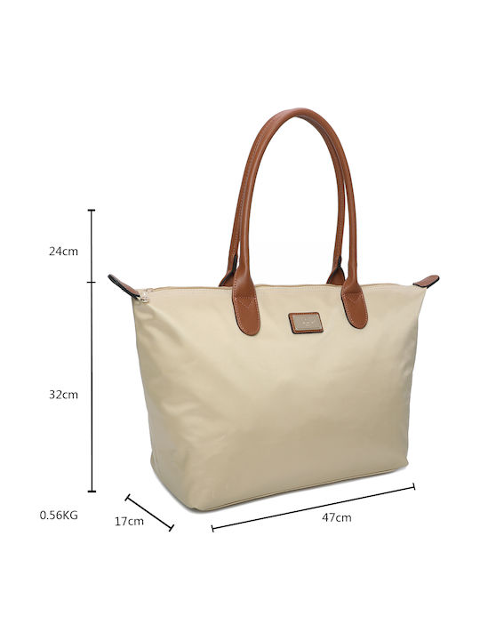 Gallantry Handtasche La Balade Größe L Beigefarbe