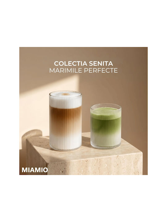 Miamio Set Pahare Pentru Apă Cocteiluri Din Sticlă 280ml 6 Bucăți