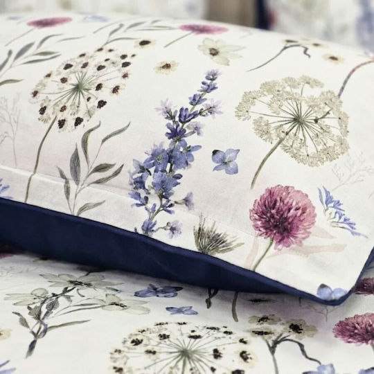 Pucioasa Σετ Παπλωματοθήκη 200x230cm Διπλή με 2 Μαξιλαροθήκες & 1 Σεντόνι Floreille