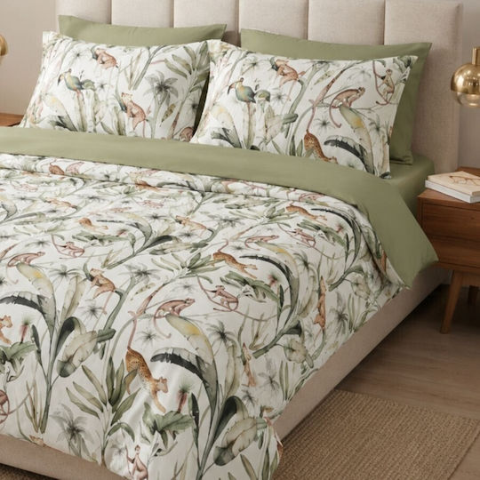 Pucioasa Σετ Διπλή 200x230cm Jungle