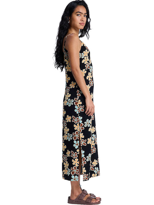 Summer Maxi Slip Dress Grey