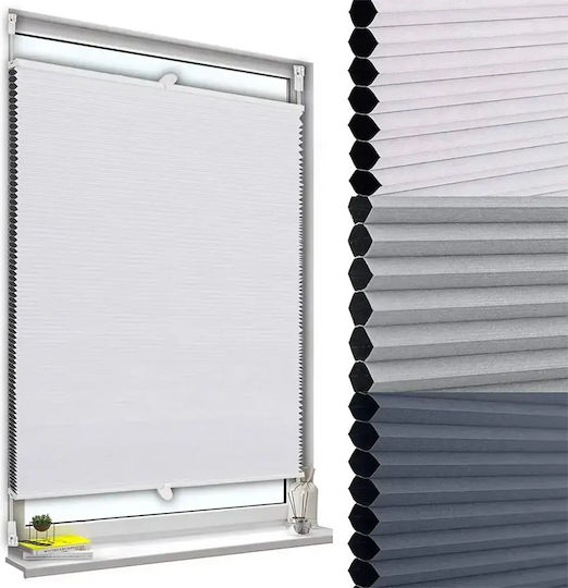 Woltu Текстилна Бяла Щора 60x130см Woltu Текстилна Бяла Щора 60x130см